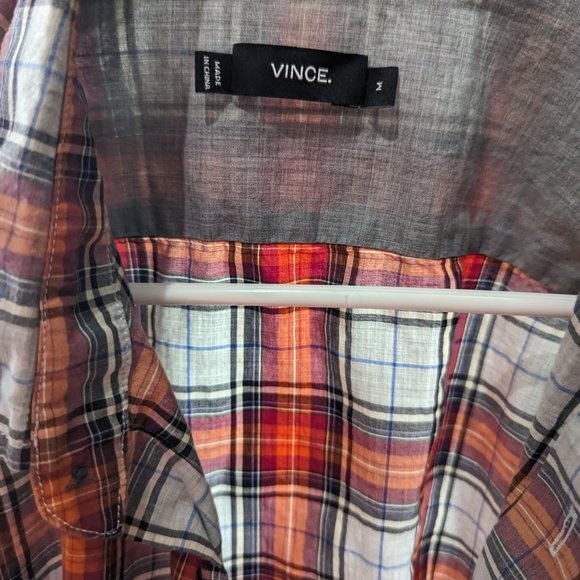 Vince Long Sleeve Casual Button Down Shirt - Picture 3 of 3